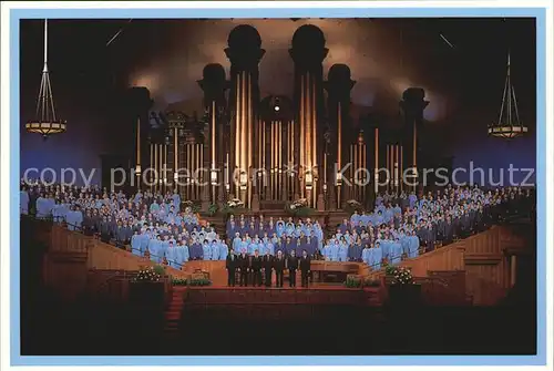 Gesang Musik Temple Square Mormon Tabernacle Choir Salt Lake City Utah Kat. Musik