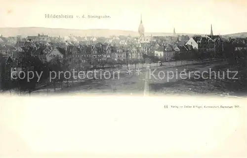 Hildesheim Blick von der Steingrube Kat. Hildesheim