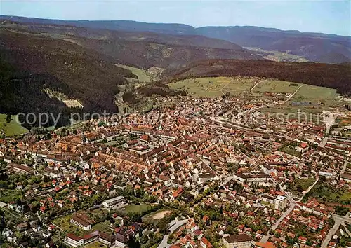 Freudenstadt Hoehenluftkurort Wintersportplatz im Schwarzwald Fliegeraufnahme Kat. Freudenstadt