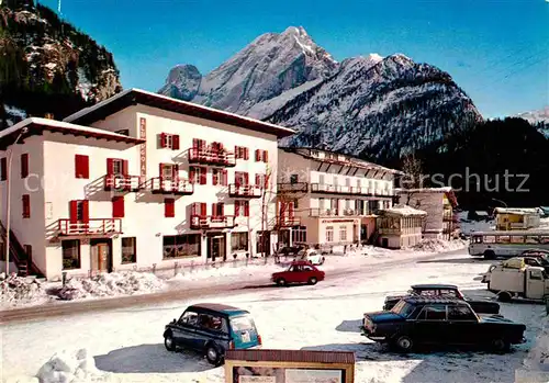 Alba Canazei Albergo Hotel Dolomiten im Winter Kat. Canazei Suedtirol
