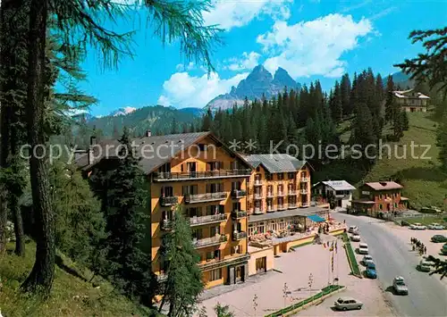 Misurina Hotel Misurina veso le Tre Cime Dreizinnen Dolomiten Kat. Italien