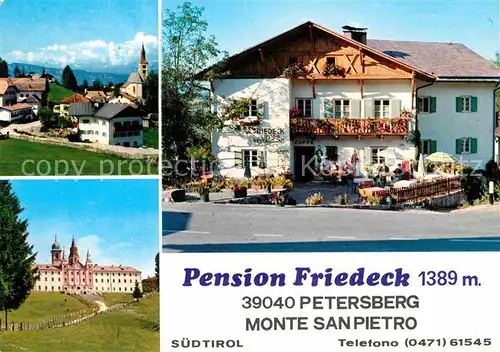 Monte San Pietro Pension Friedeck Maria Weissenstein Pietralba