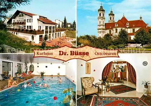 Ottobeuren Kurheim Dr Buesse Hallenbad Kirche Kat. Ottobeuren