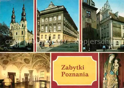 Poznan Posen Barokowy kosciol Franciszkanow Palac Mielzynskich Muzeum Kat. Poznan