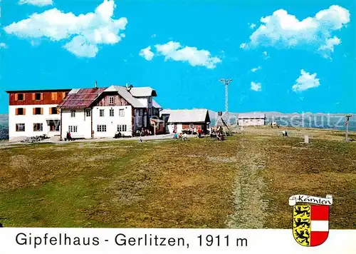 Gerlitzen Gipfelhaus Berghotel Restaurant Kat. Arriach