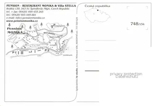 Spindleruv Mlyn Spindlermuehle Pension Restaurant Monika Villa Stella Kat. Trutnov