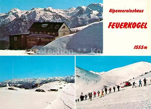 Ebensee Oberoesterreich Alpenvereinshaus Feuerkogel Wintersportplatz Alpen Kat. Ebensee Salzkammergut