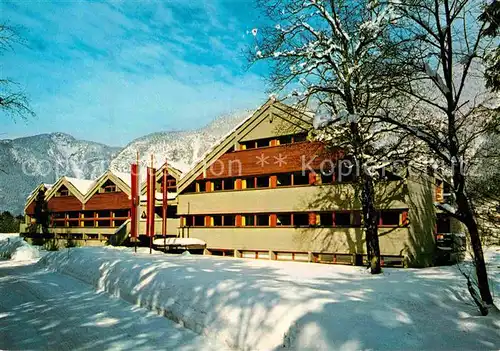 Obertraun Jugendherberge Winterlandschaft Alpen Kat. Obertraun