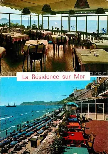 Alassio La Residence sur Mer Restaurant Strand Kat. 