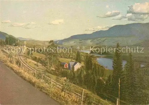 Fagernes Valdresbanen Kat. Fagernes