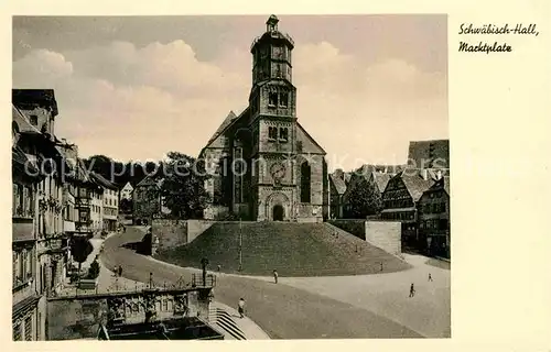 Schwaebisch Hall Marktplatz Kat. Schwaebisch Hall