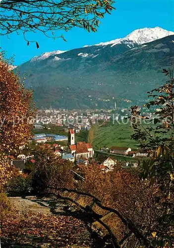 Marlengo Panorama Alpen Herbststimmung Kat. Marlengo Marling
