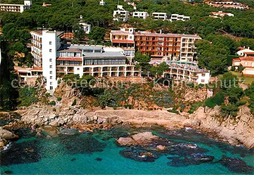 Playa de Aro Cataluna Hotel Caproig Bucht Fliegeraufnahme Kat. Baix Emporda