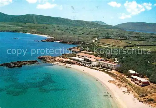 Alghero Spiaggia Le Bombarde e Hotel dei Pini veduta aerea Kat. Alghero