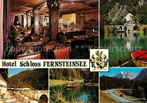 Nassereith Hotel Schloss Fernsteinsee Restaurant Bootfahren Alpen Fernpass Kat. Nassereith