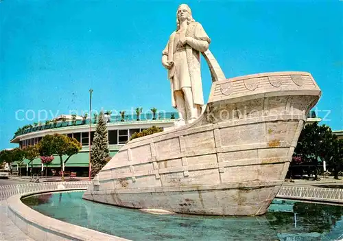 Abano Terme Fontana monumento a Cristoforo Colombo Kolumbus Denkmal Kat. Abano Terme