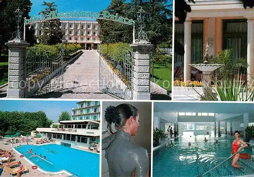 Abano Terme Palace Hotel Meggiorato Swimming Pool Hallenbad Kat. Abano Terme