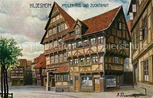 Hildesheim Pfeilerhaus Zuckerhut Kat. Hildesheim