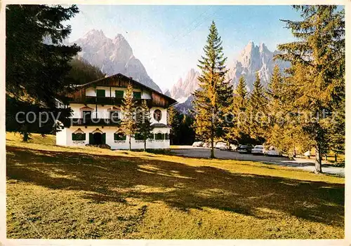 Sexten Sesto Suedtirol Hotel Dolomiti Val Fiscalina Hotel Dolomitenhof Herbststimmung Fischleinboden Kat. Bozen