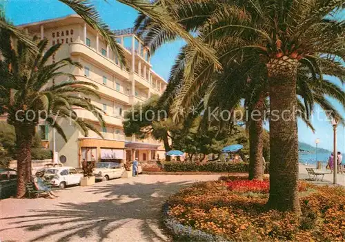 Alassio Passeggiata a mare Hotel Mediterranee Riviera dei Fiori Palmen Kat. 