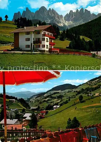 St Magdalena Pension Haus Lambach Geislergruppe Dolomiten Kat. Gsies Valle di Casies Pustertal
