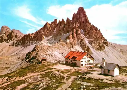 Dreizinnenhuette Rifugio Locatelli alle Tre Cime Dolomiti Dolomiten Kat. Sexten Sesto Suedtirol