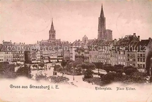 Strassburg Elsass Kleberplatz  Kat. Strasbourg