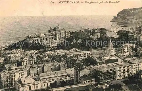 Monte Carlo Luftaufnahme Beausoleil Kat. Monte Carlo