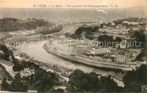 Lyon France Saone Panorama Vaise Serin Kat. Lyon
