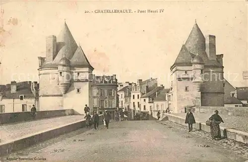 Chatellerault Pont Henri IV Kat. Chatellerault