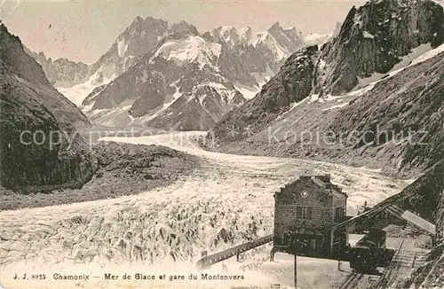 Chamonix Mer Glace Montenvers Kat. Chamonix Mont Blanc