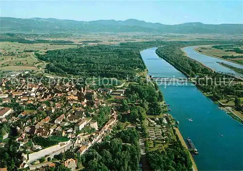 Breisach Rhein Fliegeraufnahme Kat. Breisach am Rhein