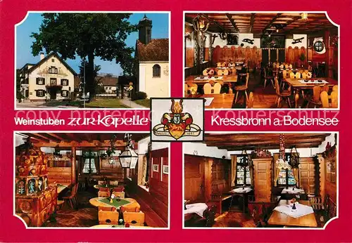 Kressbronn Bodensee Weinstuben zur Kapelle Kat. Kressbronn am Bodensee