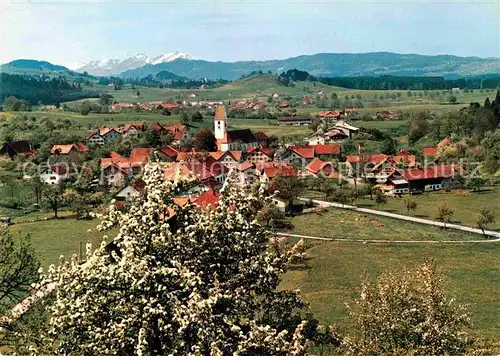 Gruenenbach Allgaeu Panorama Kat. Gruenenbach