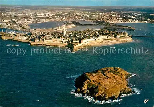 Saint Malo Ille et Vilaine Bretagne Le Grand Be vue aerienne Kat. Saint Malo