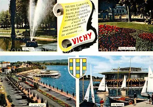 Vichy Allier Parc Casino Lac d Allier La Rotonde Kat. Vichy