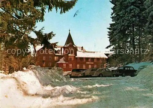 Hundseck Bundesknappschaft Knappschafts Vorsorgeheim im Winter Kat. Sasbach