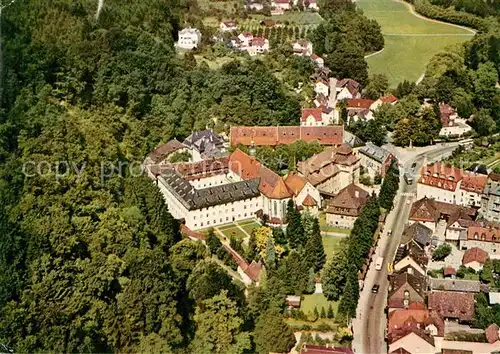 Baden Baden Cistercienserinnen Abtei Lichtenthal Kloster Fliegeraufnahme Kat. Baden Baden