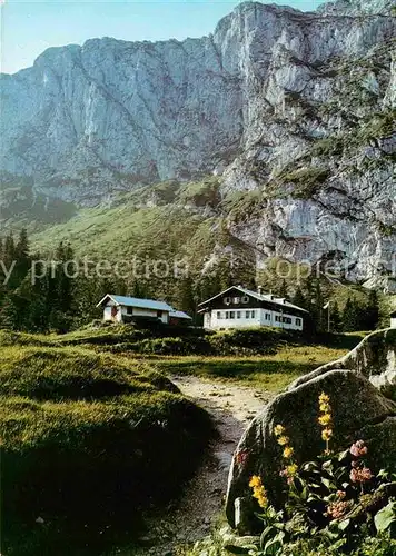 Tutzingerhuette Berghaus mit Benediktenwand Bayerische Voralpen Kat. Benediktbeuern