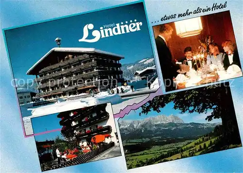 Oberndorf Tirol Hotel Restaurant Lindner Alpenpanorama Kat. Oberndorf in Tirol