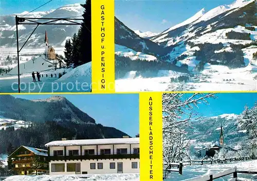 Kleinboden Fuegen Gasthof Pension Ausserladscheiter Pension Paula Winterpanorama Alpen Kat. Fuegen Zillertal