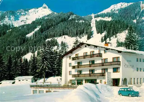 Hoefen Tirol Hotel Erholungsheim Diana Bundeswehr Sozialwerk e.V. Winterpanorama Kat. Hoefen Reutte