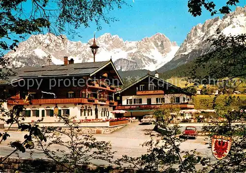 Going Wilden Kaiser Tirol Alpengasthof Stangl Kaisergebirge Kat. Going am Wilden Kaiser