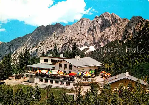 Kufstein Tirol Berghaus Aschenbrenner am Kaiserlift Kat. Kufstein