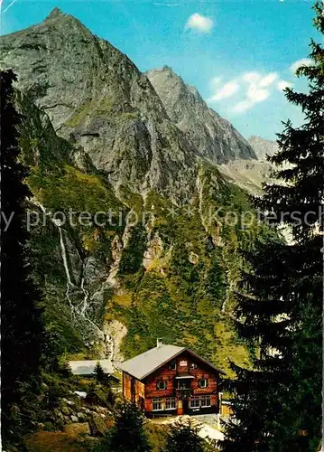 Grawandhuette mit Grosser Greiner Gruppe Zillertaler Alpen Kat. Mayrhofen