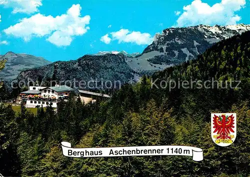 Kufstein Tirol Berghaus Aschenbrenner am Kaiserlift mit Zahmen Kaiser Kat. Kufstein