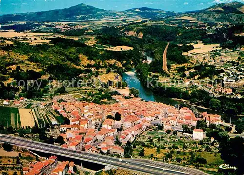 Coudes Vue generale aerienne Viaduc Vallee de l Allier Kat. Coudes