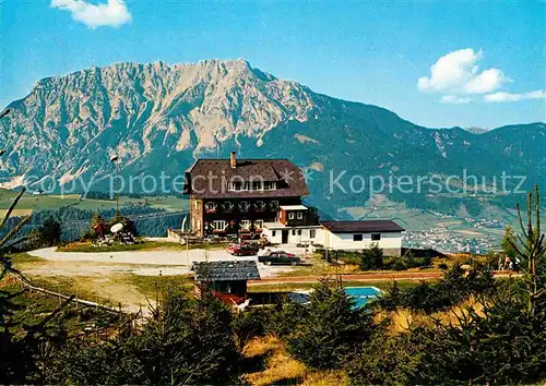 Groebming Steiermark Michaelerberghaus Ausflugsziel mit Kammspitze Dachsteingebirge Kat. Groebming