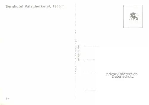 Patscherkofel Berghotel Bergbahn Kat. Tuxer Alpen Tirol
