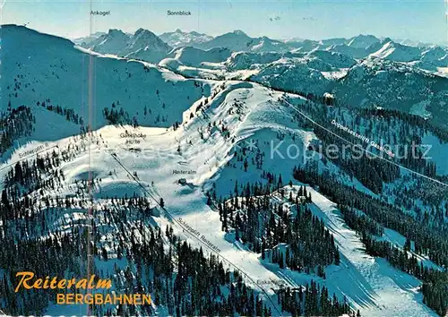 Pichl Preunegg Wintersportgebiet Reiteralm Dachstein Tauern Region Fliegeraufnahme Kat. Pichl Preunegg